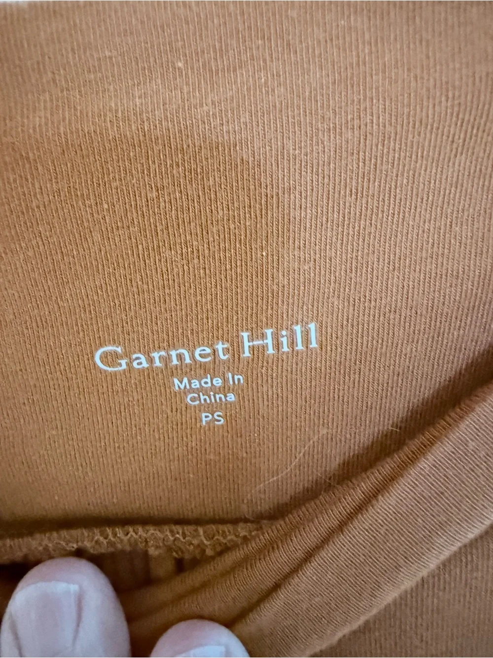 Garnet Hill Rust Brown Maxi Skirt with Pockets